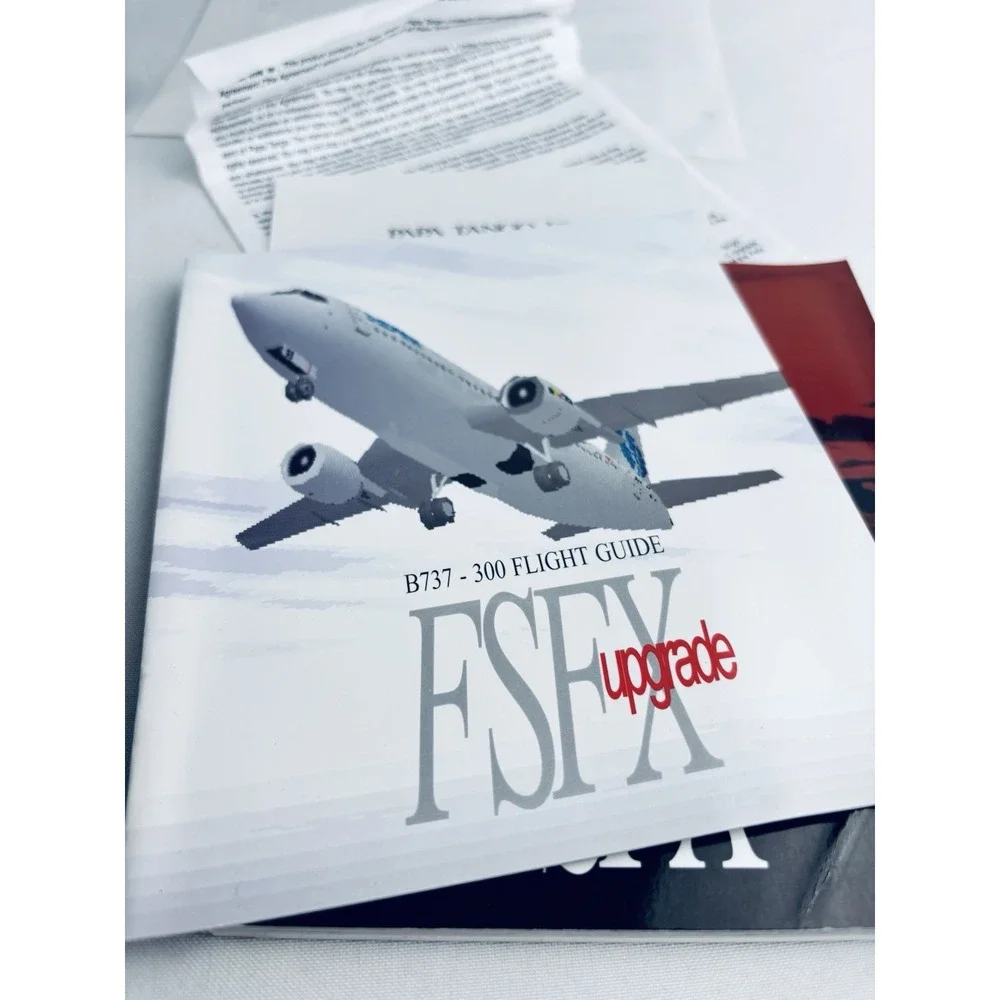 FSFX Upgrade for Microsoft Flight‎ Simulator Vintage 1996 CD Handbook Computer